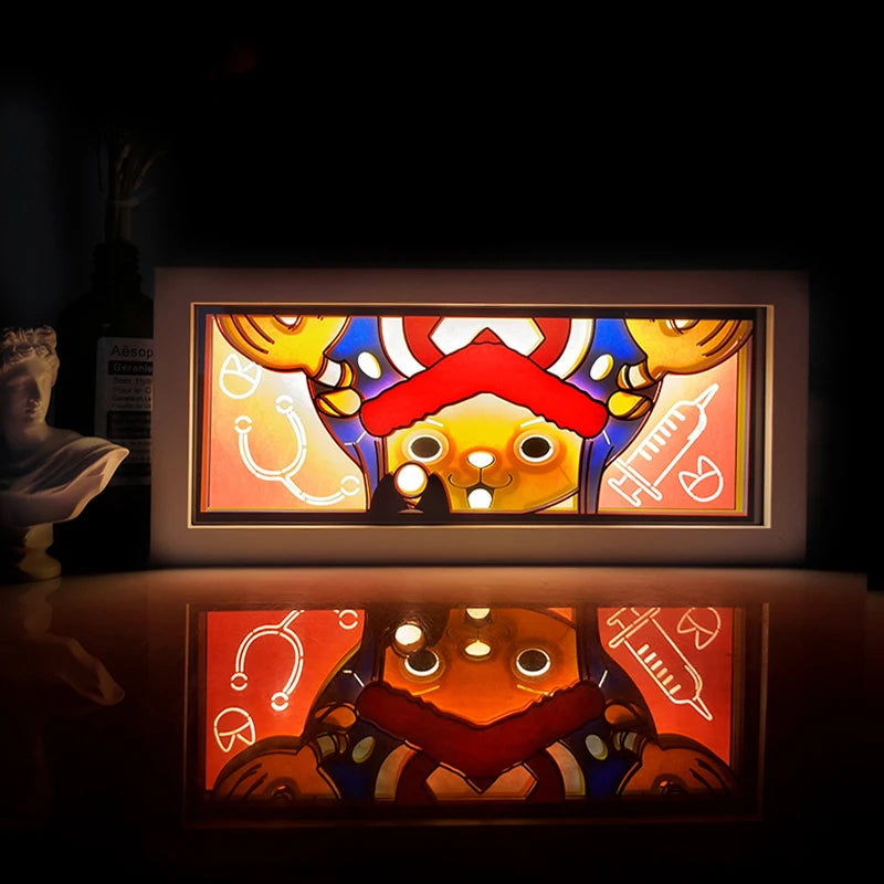 For Kid Hot Sale Customized Light up Manga Led Strips Painting Anime Box Decor Art Carving Lamp With Gift Box Esty Shopify