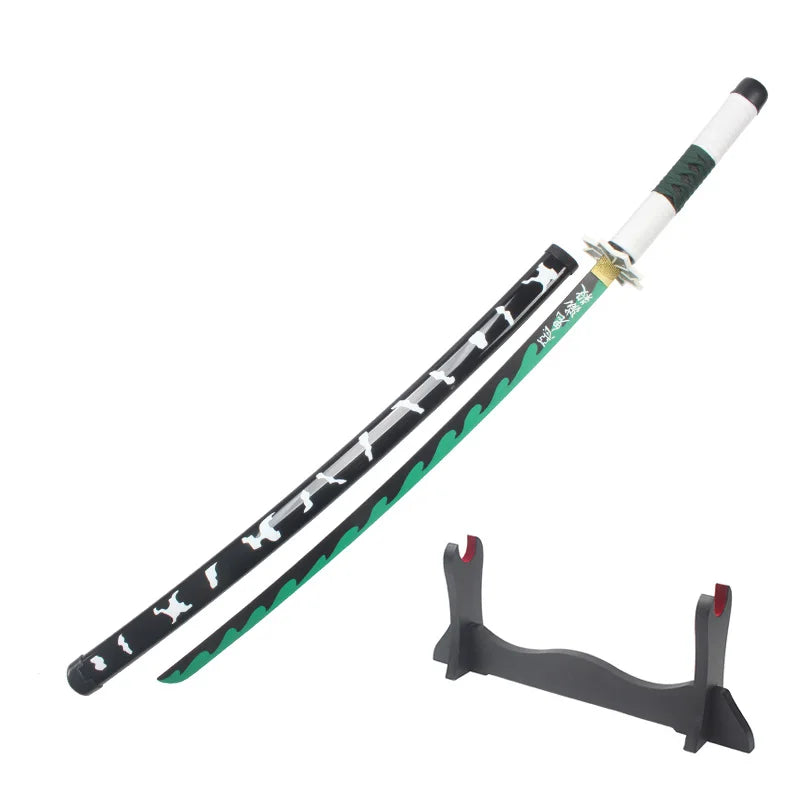 US Warehouse Stock Anime Swords  Katana Not Sharp Equipped with Sword Holder
