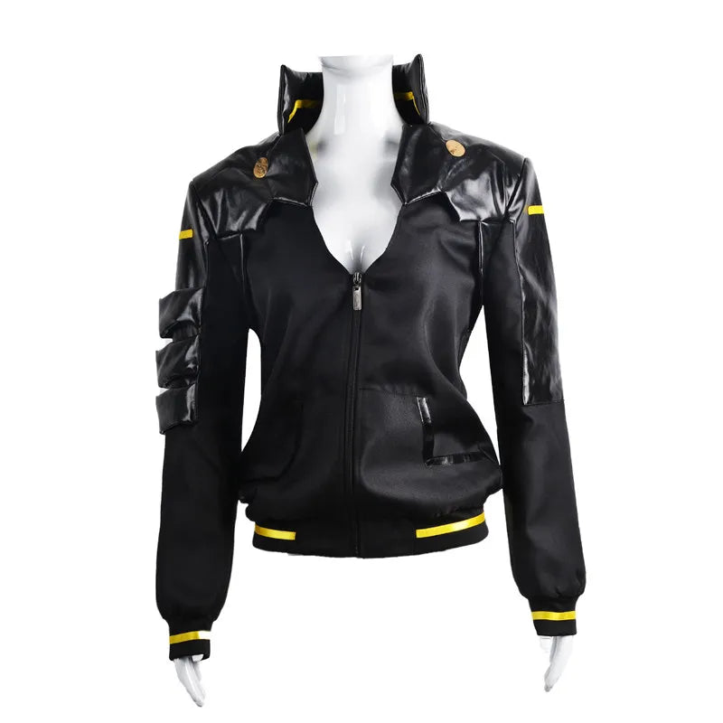 Wholesale Cyberpunk: Edgerunners Anime Cosplay Costume High School Uniform Outfit Rebecca Halloween Party Costume