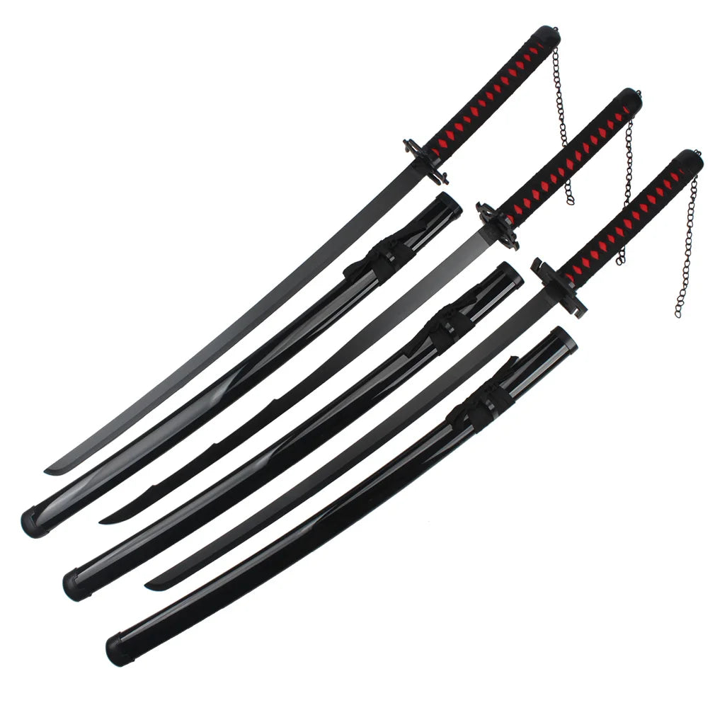 US Warehouse Stock Anime Swords  Katana Not Sharp Equipped with Sword Holder
