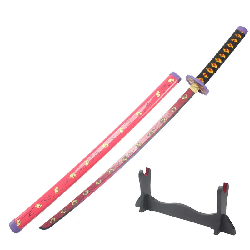 US Warehouse Stock Anime Swords  Katana Not Sharp Equipped with Sword Holder