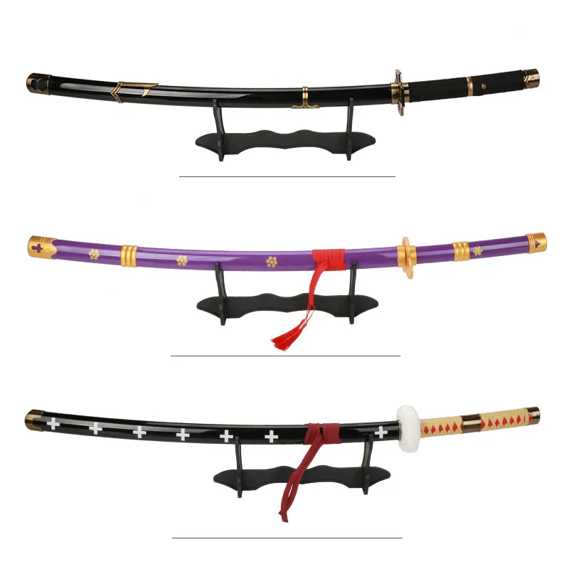 US Warehouse Stock Anime Swords  Katana Not Sharp Equipped with Sword Holder