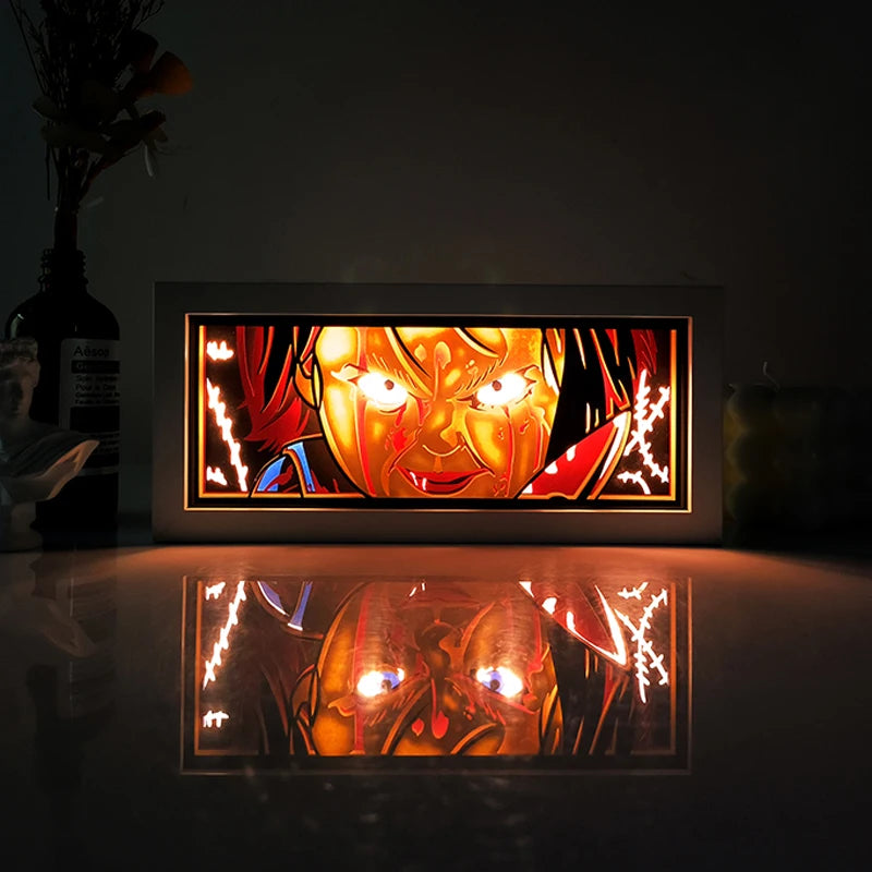 For Kid Hot Sale Customized Light up Manga Led Strips Painting Anime Box Decor Art Carving Lamp With Gift Box Esty Shopify