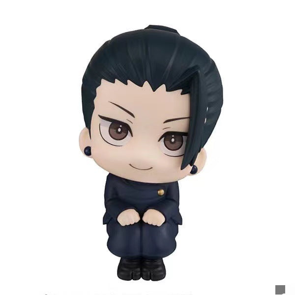 10cm Jujutsu Kaisen Mini Figures Satoru Gojo Figure Action Geto Suguru Figurine Q Version Anime Model PVC Collection Toys Statue
