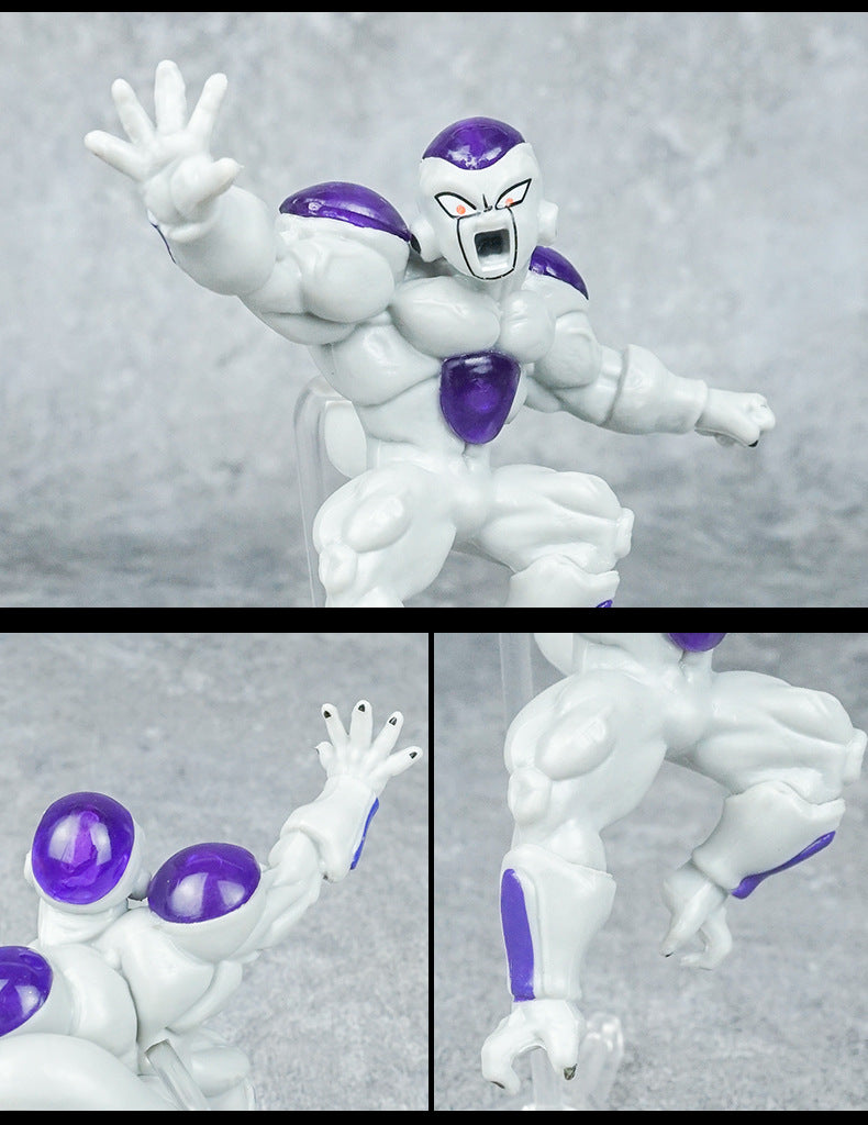 8pcs/Set Dragon Ball Z Frieza Figure Freezer Third Form Figurine PVC Action Figures Collection Model Toys Gifts