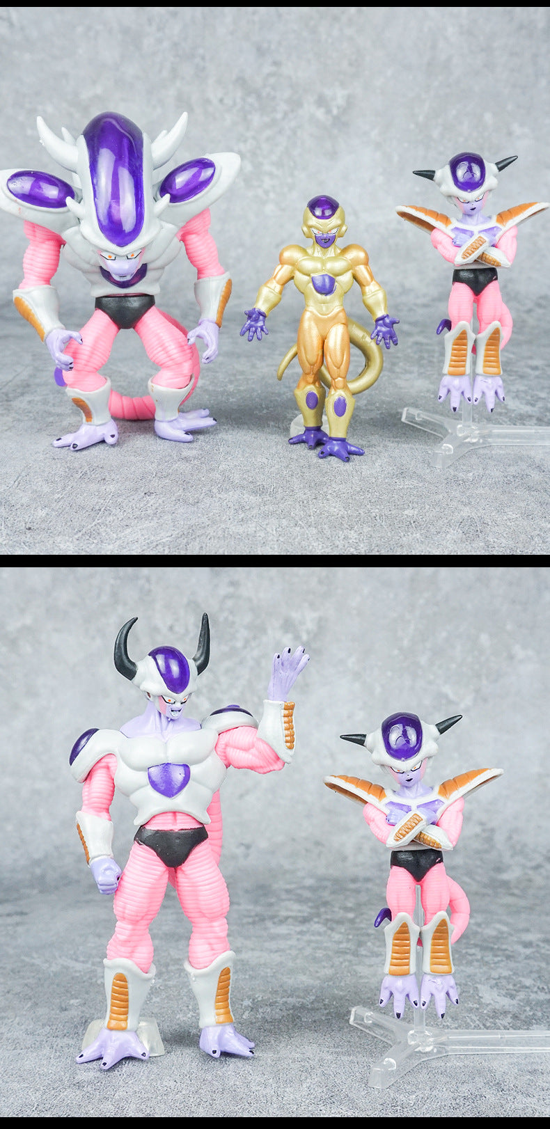 8pcs/Set Dragon Ball Z Frieza Figure Freezer Third Form Figurine PVC Action Figures Collection Model Toys Gifts