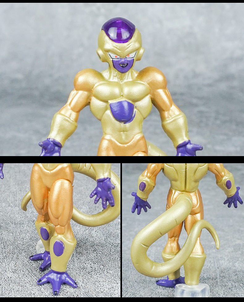 8pcs/Set Dragon Ball Z Frieza Figure Freezer Third Form Figurine PVC Action Figures Collection Model Toys Gifts