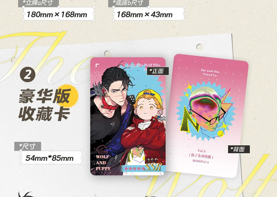 The Wolf Who Picked Up Original Manga Book Vol.4 By Mao Wolf King And Little Potato Funny Romance Danmei Comic Books