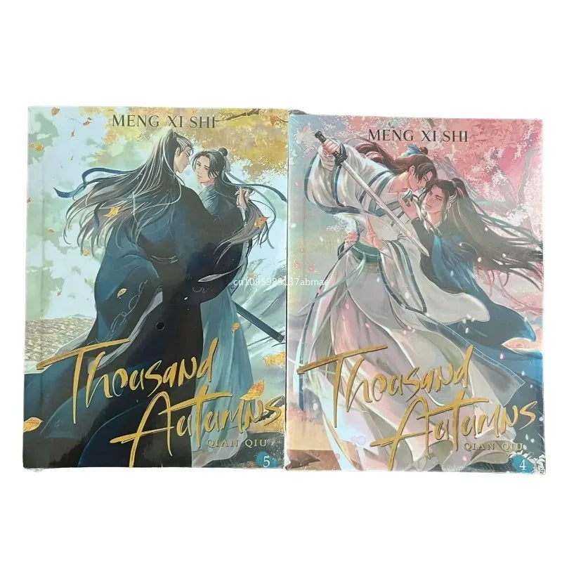 Volume 1-5 English Comic Novel Thousand Autumns - Qian Qiu - Meng Xi Shi Chinese BL Manhwa Chinese Ancient Romance Manga Book