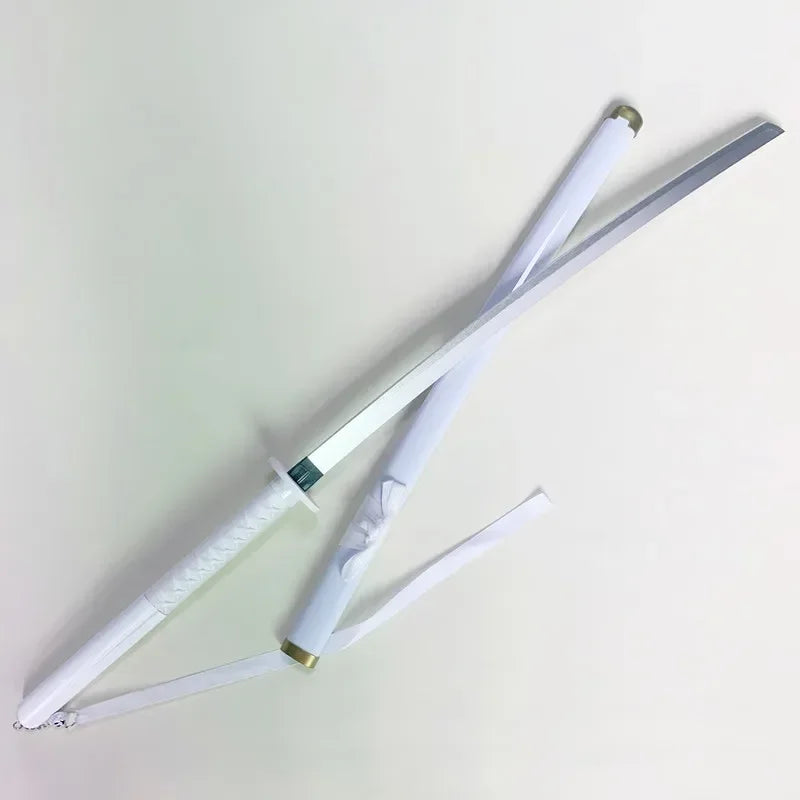 104cm Bleach Kuchiki Rukia Katana Sword Anime Ichigo Cosplay Prop Wooden Ninja Knife Real Size Japanese Katana Samurai Sabre Toy