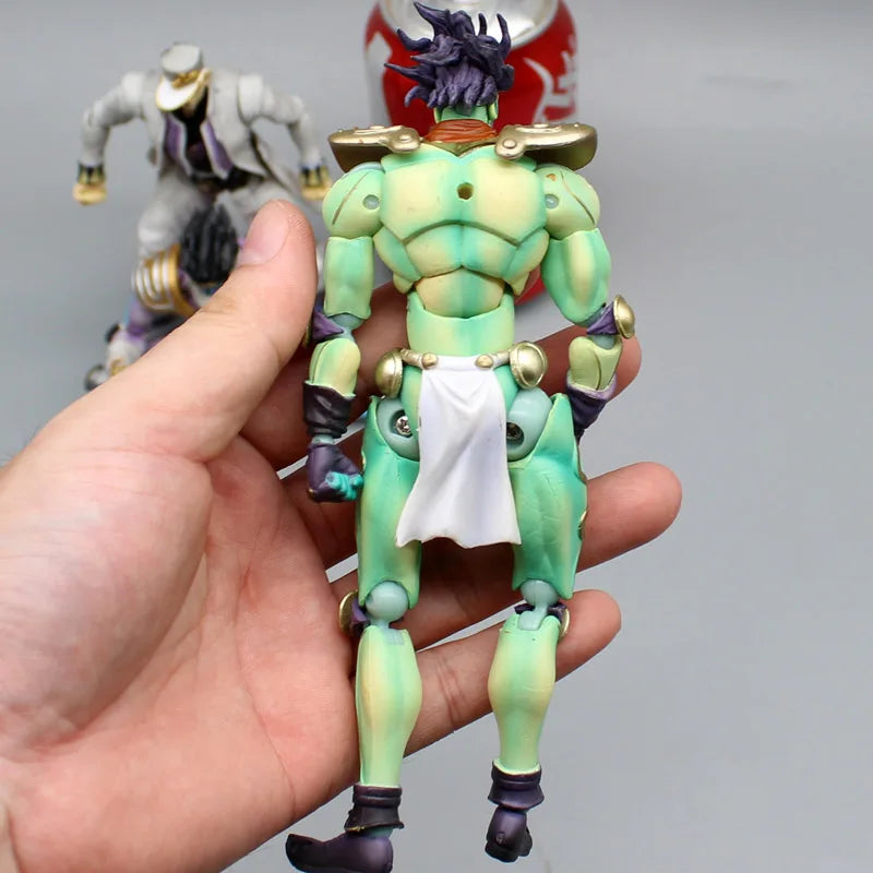 Anime JoJo's Bizarre Adventure Figures Star Platinum Kujo Jotaro Action Figure Collection Jonathan Joestar Dio Brando Model Toys