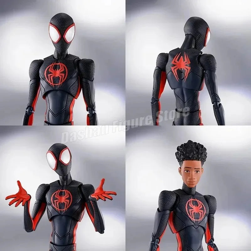 SHF Miguel O'Hara Miles Gwen Action Figure PVC Movable Collection Across the Spider-Verse Figures Superhero CT O Hara Model Toys