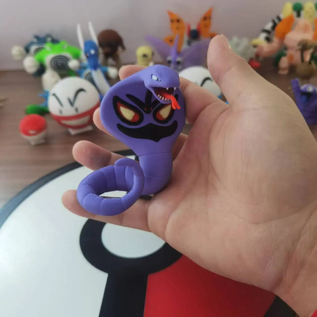 Cartoon Anime Figures Arbok Ekans Proportion World 1:20 Diy 3D Printing Kawaii Character Desktop Model Kids Toys Gifts