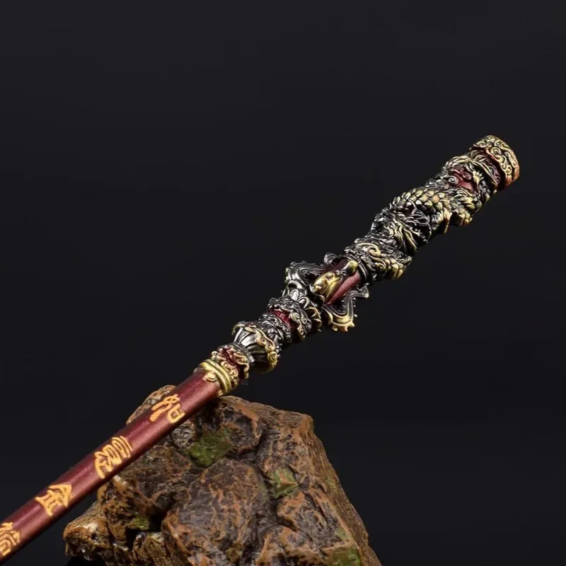 Black Myth Wukong Katana Sword Golden Hoop Stick Real Steel Sword Iron Real Size Weapon Cosplay Prop Decoration Craft Anime Gift