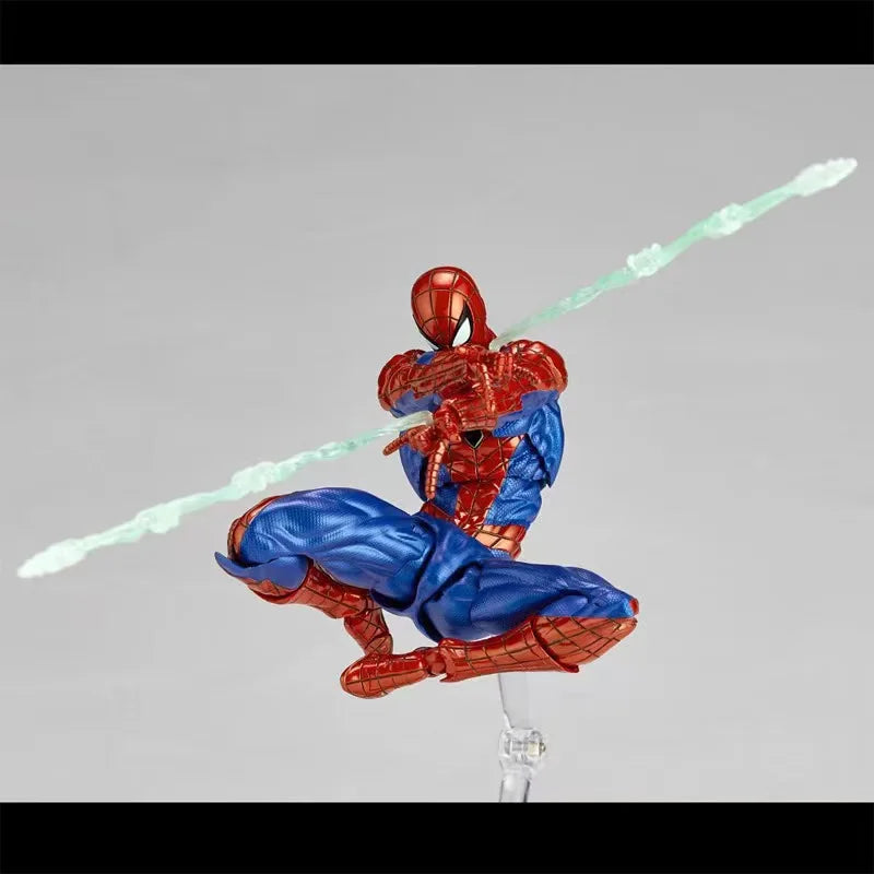 16cm Anime Spider-man 2.0 Revoltech Amazing Yamaguchi Peter Parker Dolls Action Figures Model Spiderman Toys Christmas Gift