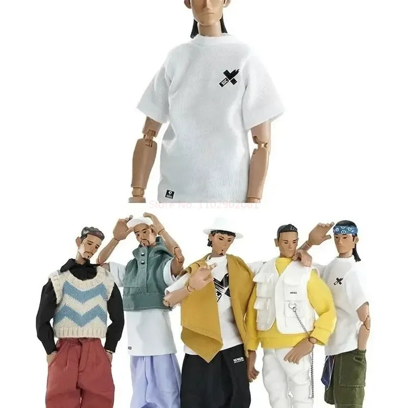 Come4arts Action Figures Hip-Hop Street Dance Series Anime Trendy  Fashion Doll Toy Collection Model Toys For Boys Gift