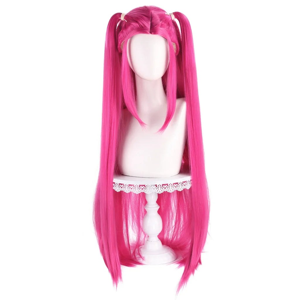 Cosplay Wig  Mir-a Rum-i Zo-e Purple Black Red Long Hair Heat Resistant Synthetic Wigs Carnival Props