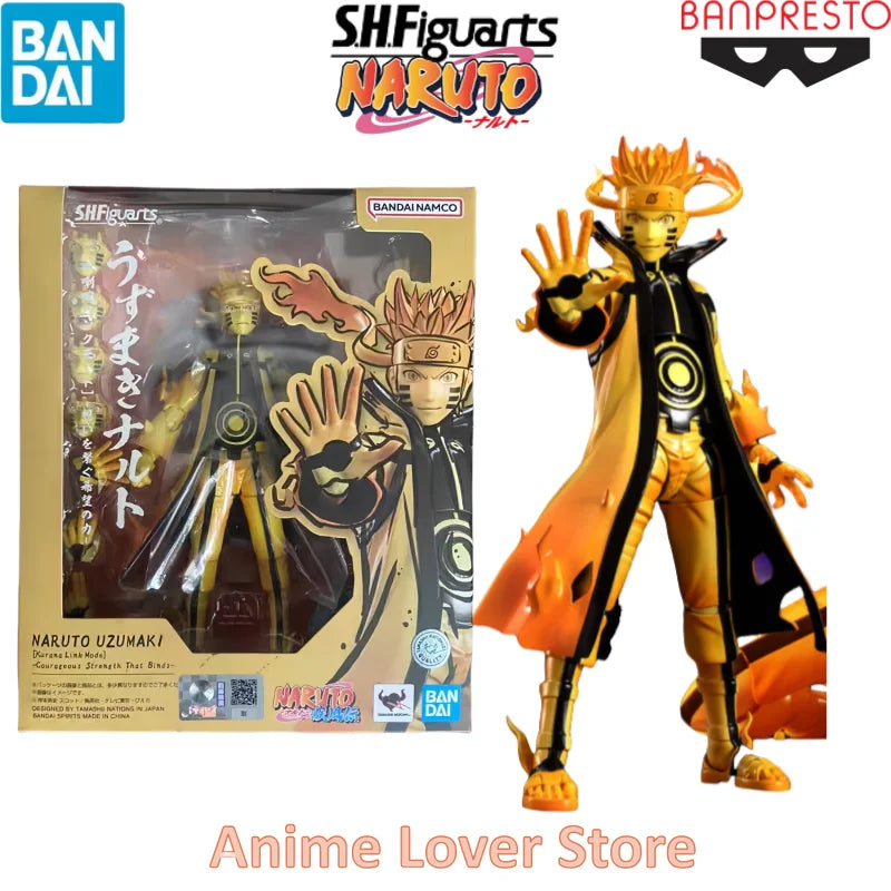 Bandai SHF Naruto Uzumaki Naruto Uchiha Sasuke Madara Haruno Sakura Hatake Kakashi Jiraiya Orochimaru Anime Figures