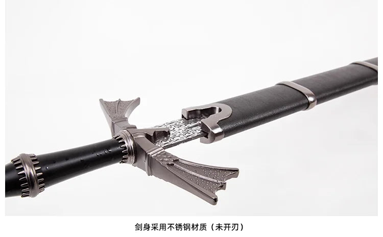 dark sister sword of the Dragon race, Damon Aegon,stainless steel real sword,cosplay one-handed sword, role-playing assassin