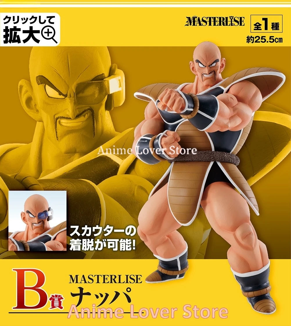 In Stock Bandai Original Anime Dragon Ball Ichiban Kuji Son Goku Saibaiman Nappa Son Gohan Vegeta Anime Figures Toy