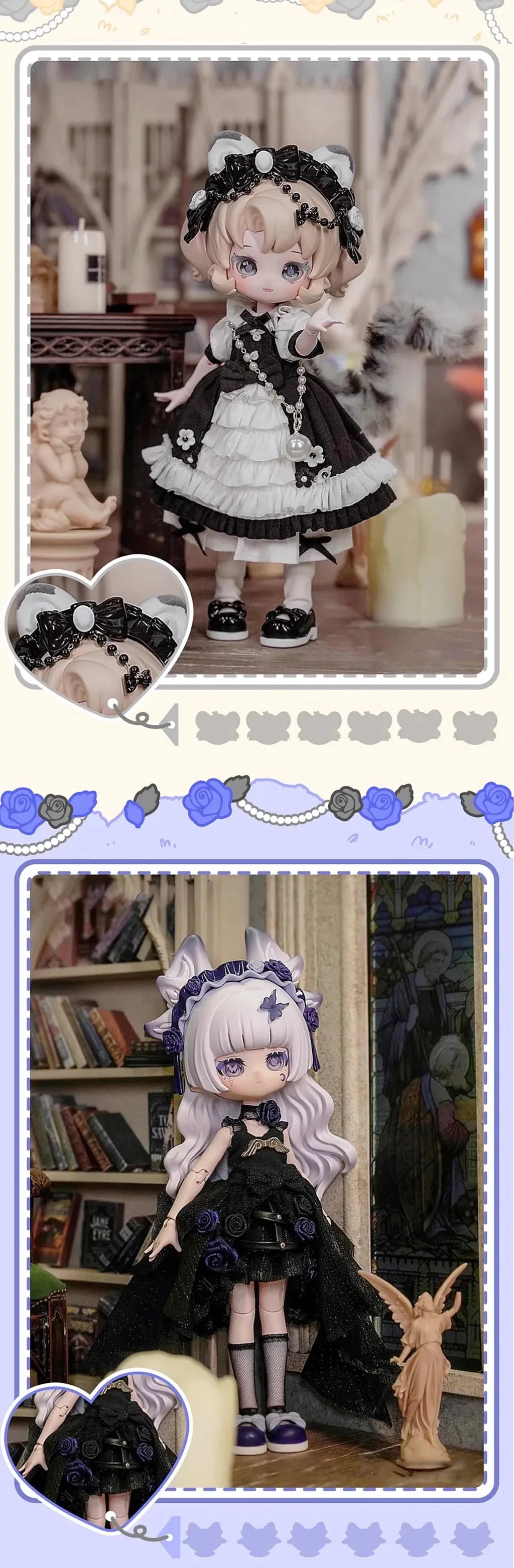 New Come4free Miniy The Jungle Book Series Ob11 1/12 Bjd 20cm Movable joint doll Anime Figures Dolls Mystery Box Boy Girls Gifts