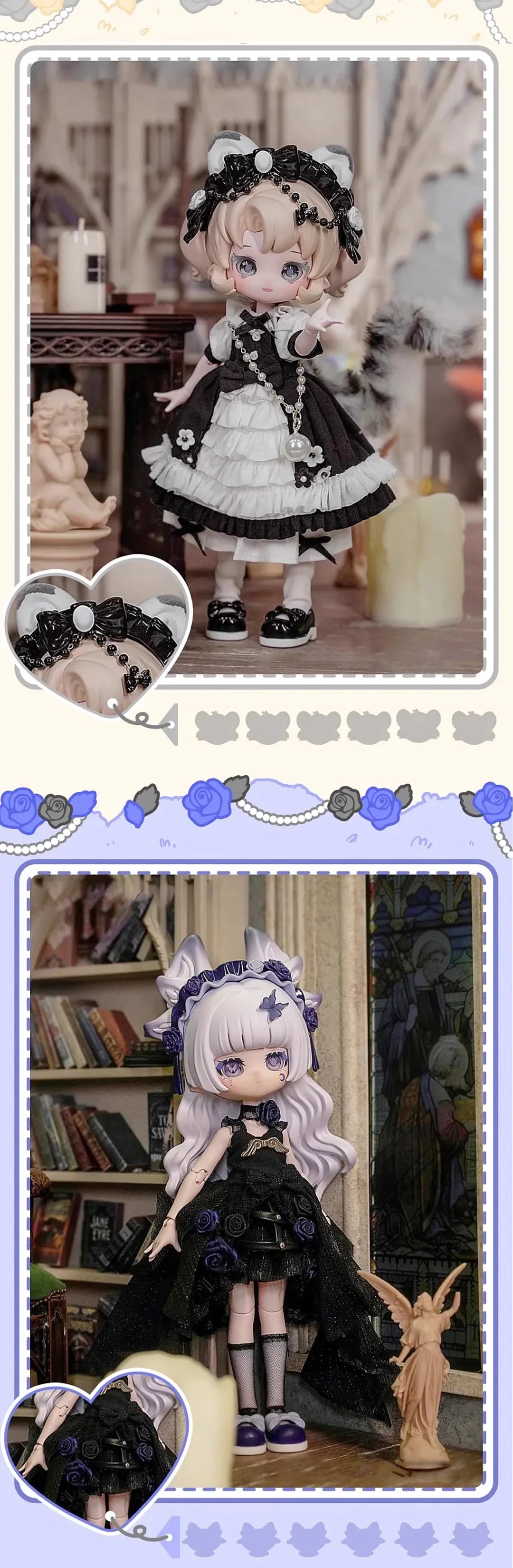 New Come4free Miniy The Jungle Book Series Ob11 1/12 Bjd 20cm Movable joint doll Anime Figures Dolls Mystery Box Boy Girls Gifts