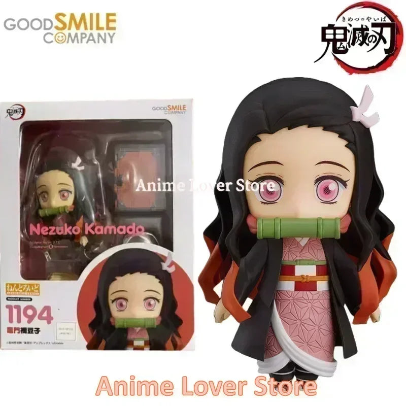 Good Smile Nendoroid Demon Slayer GSC Kamado Nezuko Tanjirou Uzui Tengen Hashibira Inosuke  Agatsuma Zenitsu Akaza Anime Figures
