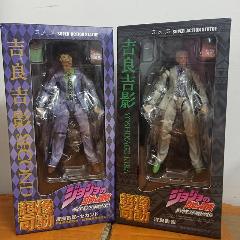 Anime Jojo Bizzare Adventure Figure Jotaro Kujo Star Platinum Kujo Jotaro Group Josuke Higashikata Killer Queen Second Figures
