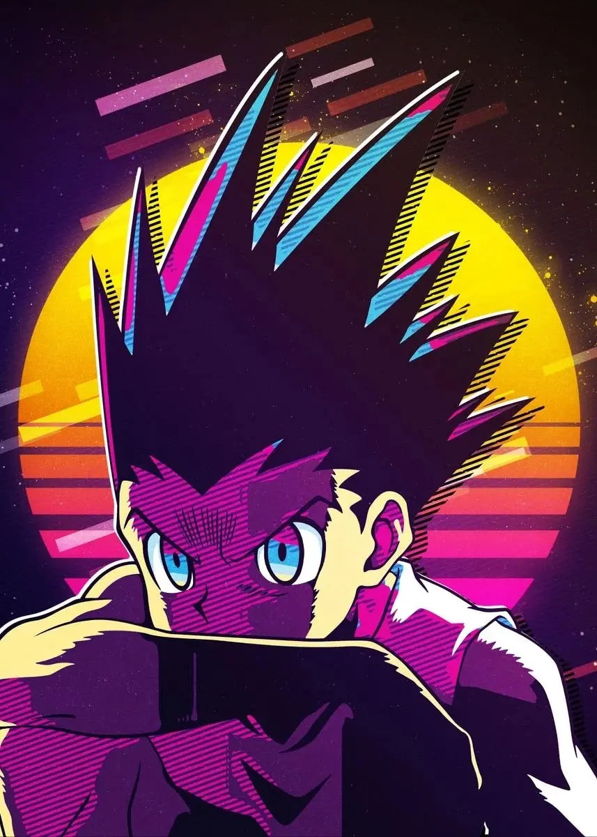 Hunter x Hunter Retro Poster
