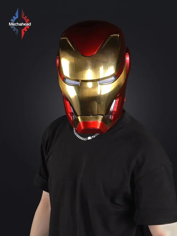 1:1 Iron Man Mk50 Mk17helmet Wearable Voice-Activated Deformation Helmet Around Marvel Animation Derivatives Model Toy Gift
