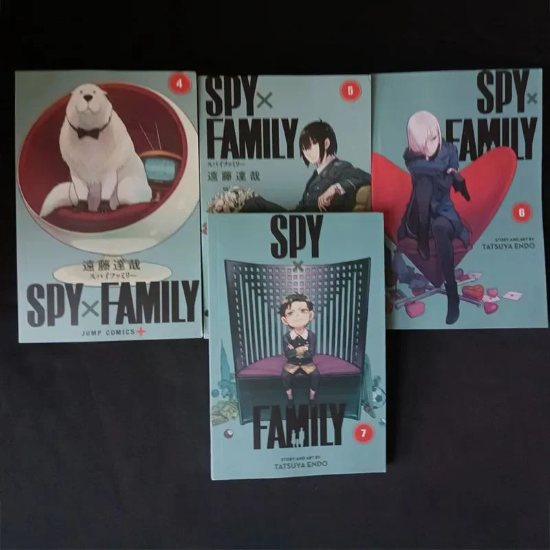 English Version Japanese Anime SPY×FAMILY Official Comic Book Volume (Spy Play House) Espionage, Action, Family, Comedy Book