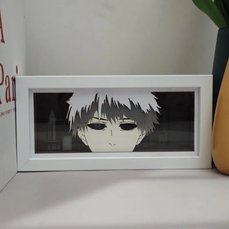 Anime Light Box Tokyo Ghoul:re Kaneki Ken Cartoon 3D Light Peripherals Color Lamp Bedroom Table Top Ornaments Funny Gifts Crafts