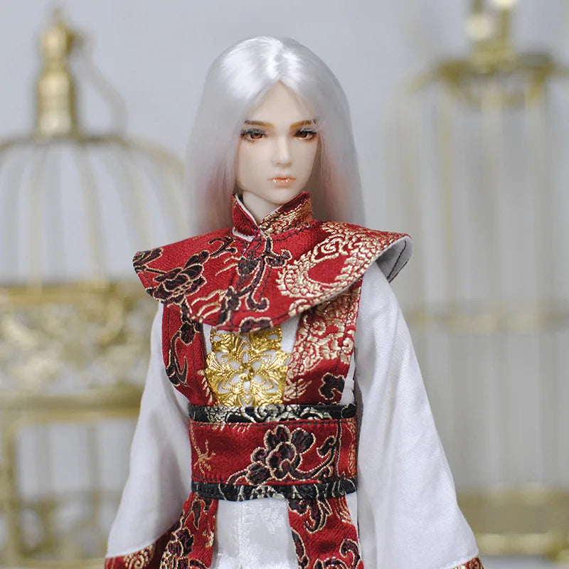30cm Doll Chinese Ancient Costume Accessories 1/6 Male BJD Doll Figures Flexible Body Boy Doll Long Hair Boyfriend Toys Gift