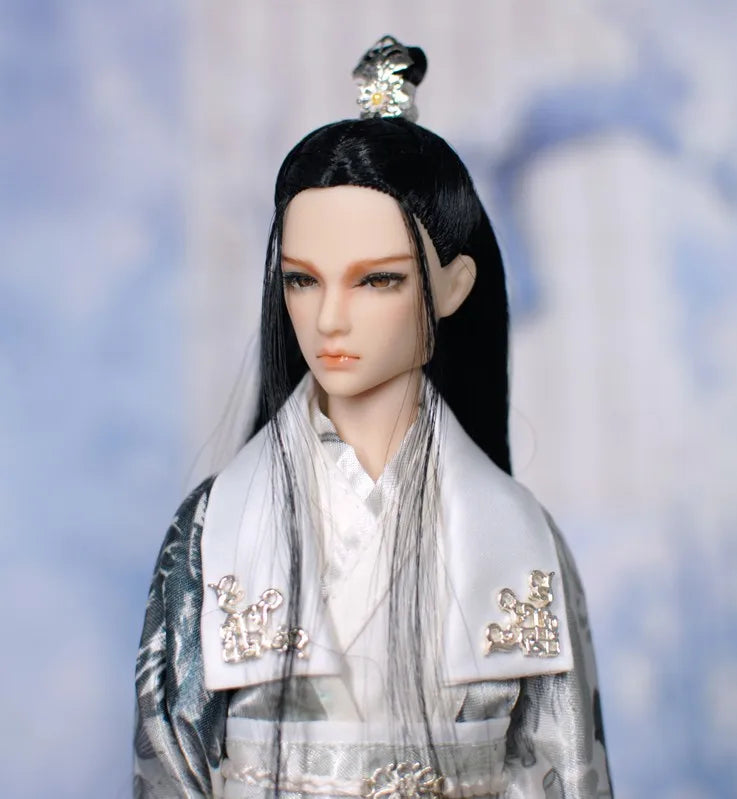 30cm Doll Chinese Ancient Costume Accessories 1/6 Male BJD Doll Figures Flexible Body Boy Doll Long Hair Boyfriend Toys Gift