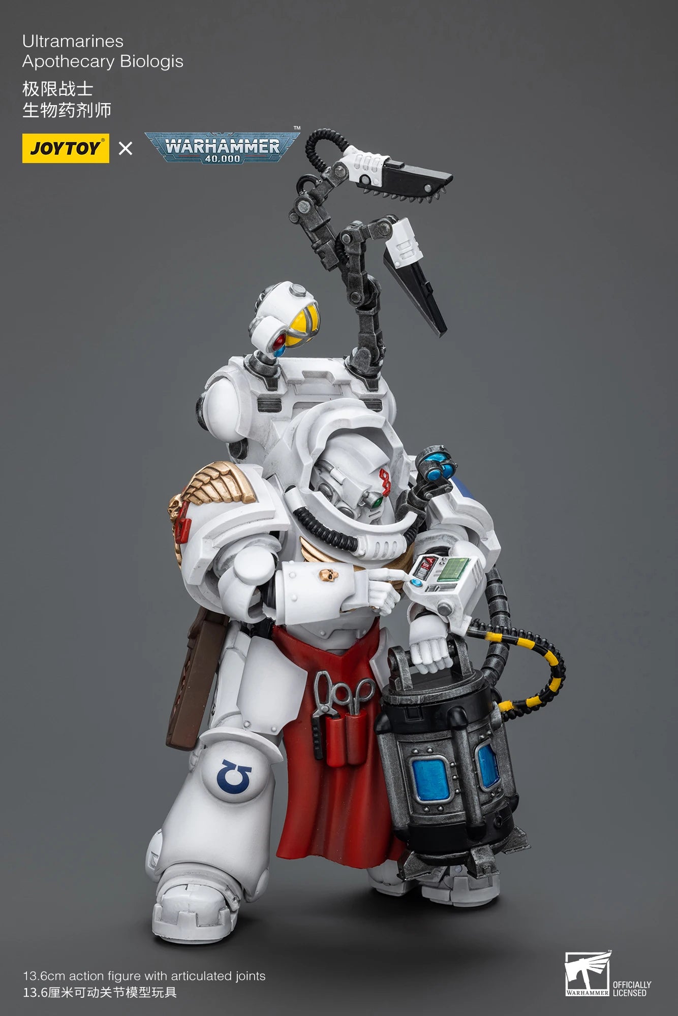 [Pre Order]JOYTOY Warhammer 40K 1/18 Action Figure Ultramarines Apothecary Biologis Anime figures Toys Collection