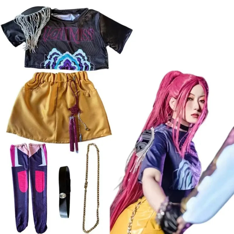 Cosplay  Costume for Children Girls Halloween Carnival Party Role Playing Dress Outfits Xmas kids Gifts