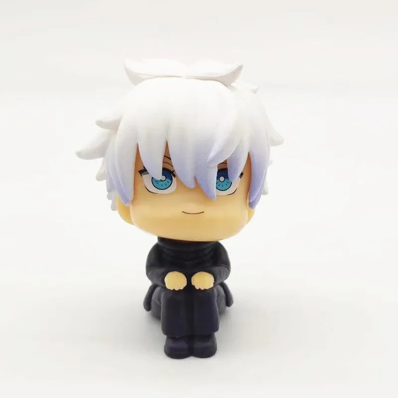 Anime Jujutsu Kaisen Gojo Satoru Itadori Yuji Kawaii Q Ver Action Figures Collection Cute PVC GK Model Doll Toy Gift For Friends