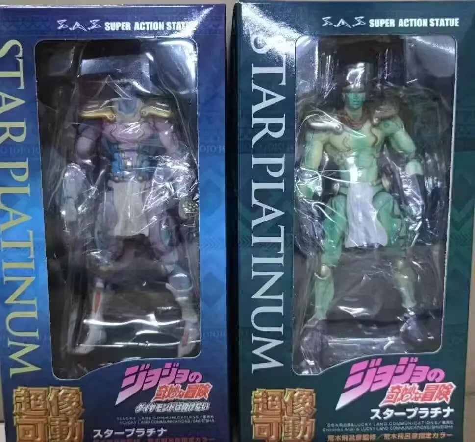 Anime Jojo Bizzare Adventure Figure Jotaro Kujo Star Platinum Kujo Jotaro Group Josuke Higashikata Killer Queen Second Figures