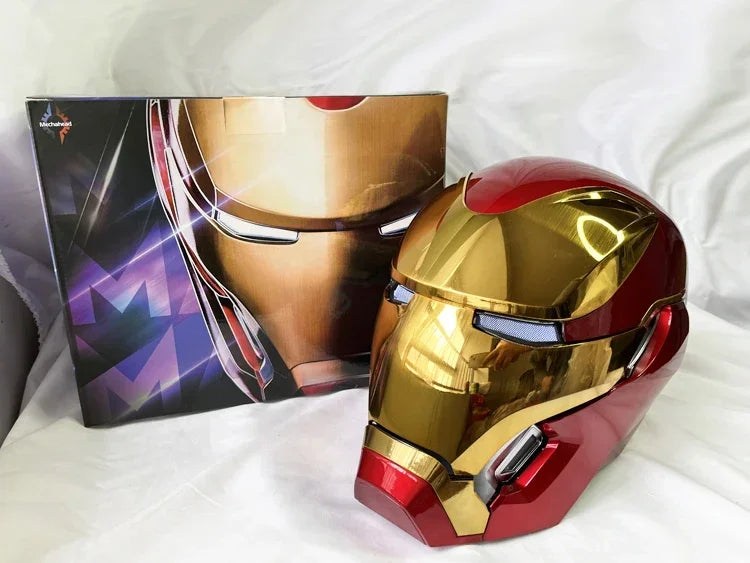 1:1 Iron Man Mk50 Mk17helmet Wearable Voice-Activated Deformation Helmet Around Marvel Animation Derivatives Model Toy Gift
