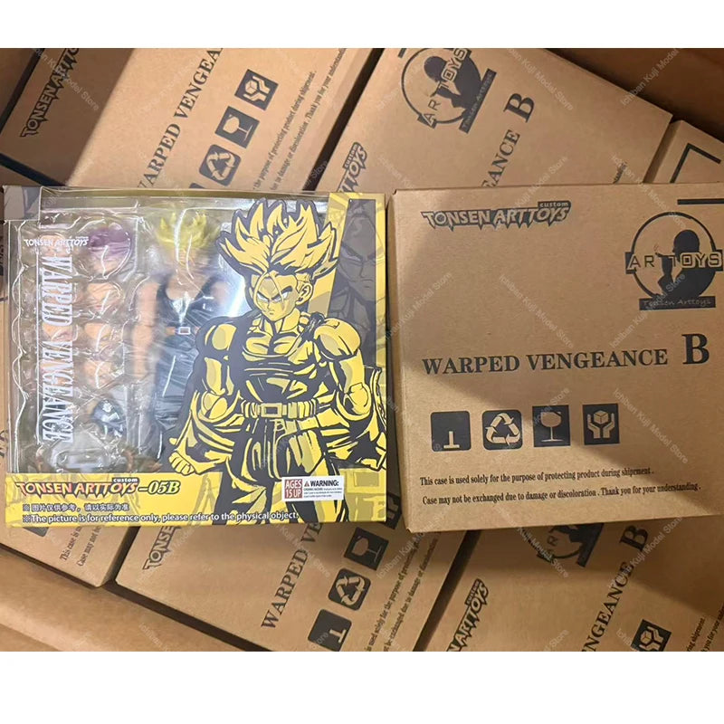 Tonsenarttoys Dragon Ball SHF Trunks Accessories SSJ SSJ2 Custom Model Kit Anime Action Figures Toys Collectibles