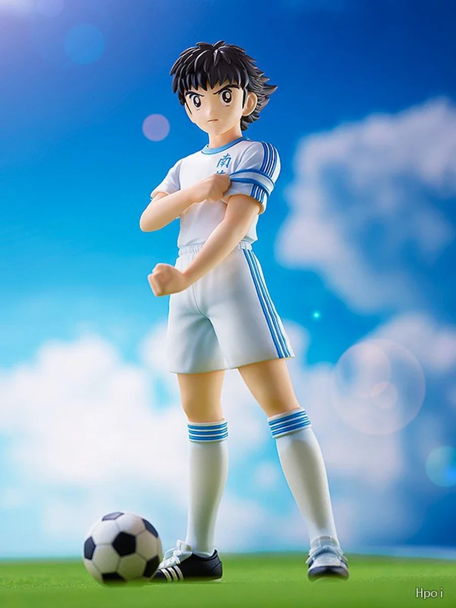 Anime Captain Tsubasa Figures Ozora Tsubasa Figure Wakabayashi Genzo Kojiro Hyuga Action Figurine Collectible Toys Ornament Gift