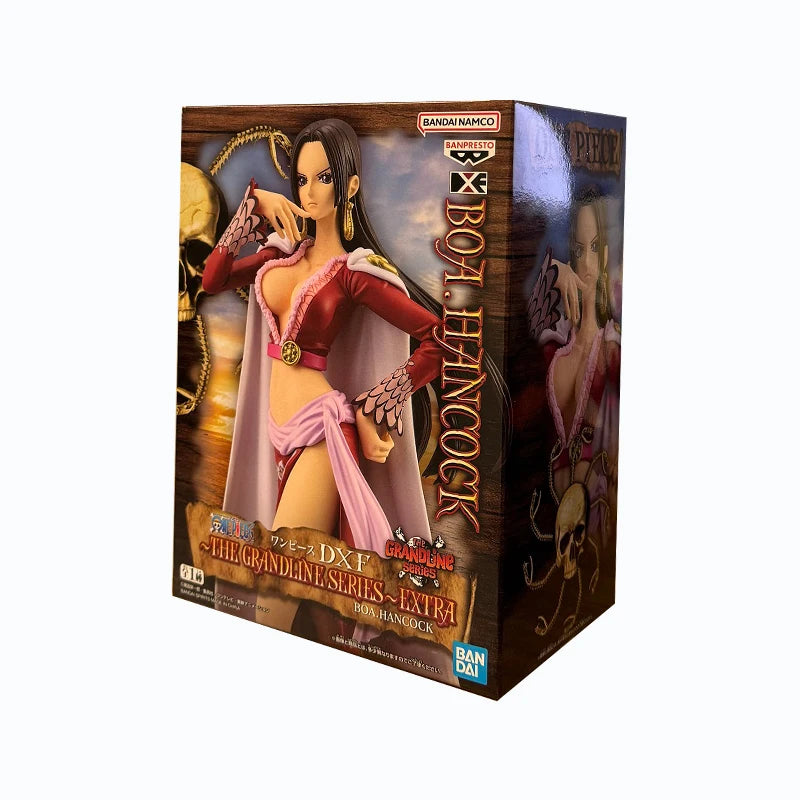 Bandai Original Banpresto Anime One Piece DXF Boa Hancock 17CM PVC Action Figures Collection Model Ornament Toy