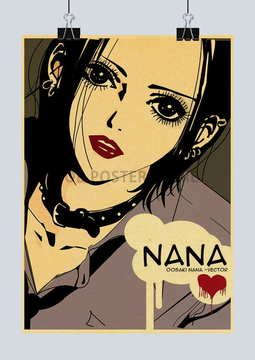 NANA Retro Kraft Paper Poster