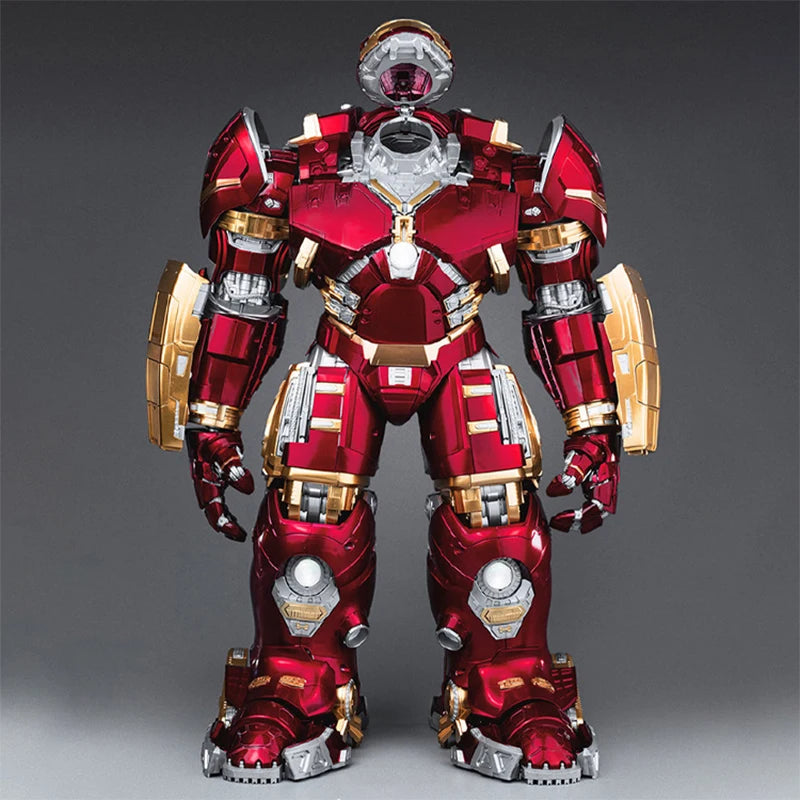 Marvel Anti-Hulk Armor Fondjoy Assemble Toy Movie Character Model 18 Inches Action Figures LED Can Emit Light Model Gift For Boy