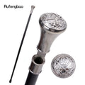 The Middle Ages Sword Cross Totem Single Joint Walking Stick with Hidden Plate Self Defense Cane Sword Cosplay Crosier 93cm