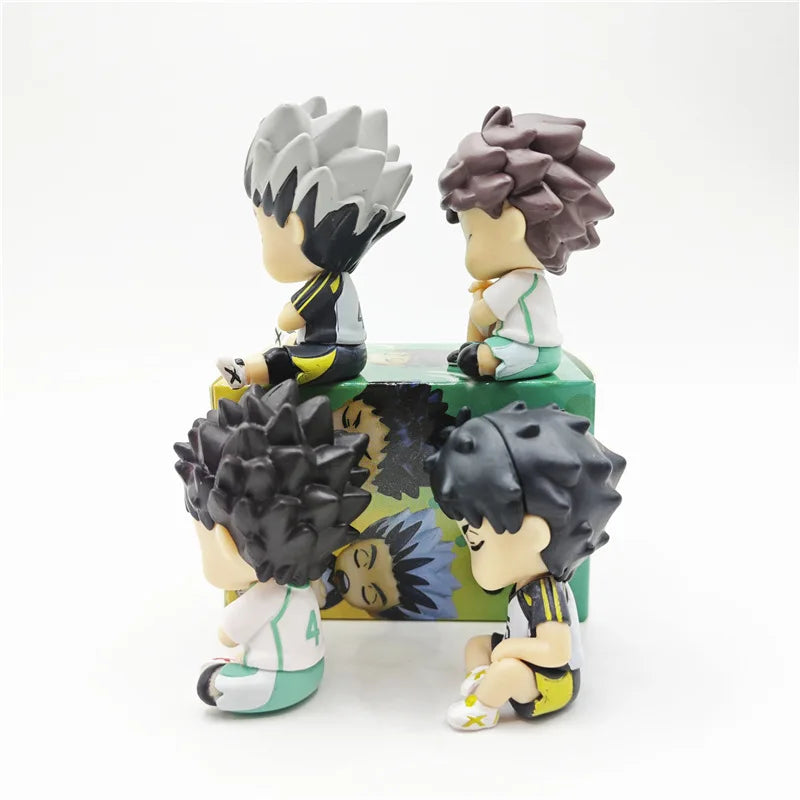 Japan Anime Haikyuu Gashapon Capsule Toy Oikawa Tooru Iwaizumi Hajime Bokuto Kotaro Akaashi Keiji Figures Sleep Doll Toys Model