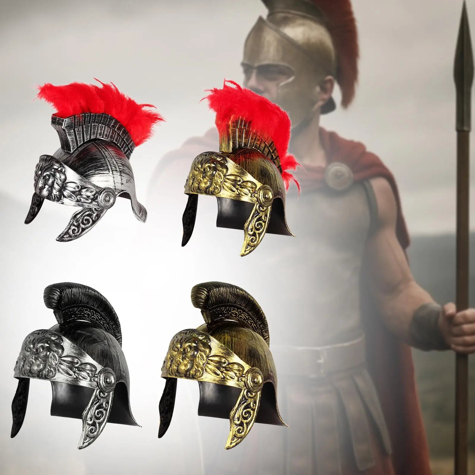 Sparta Helmet Medieval Armour for Home Decor Stage Performance Cosplay Prop