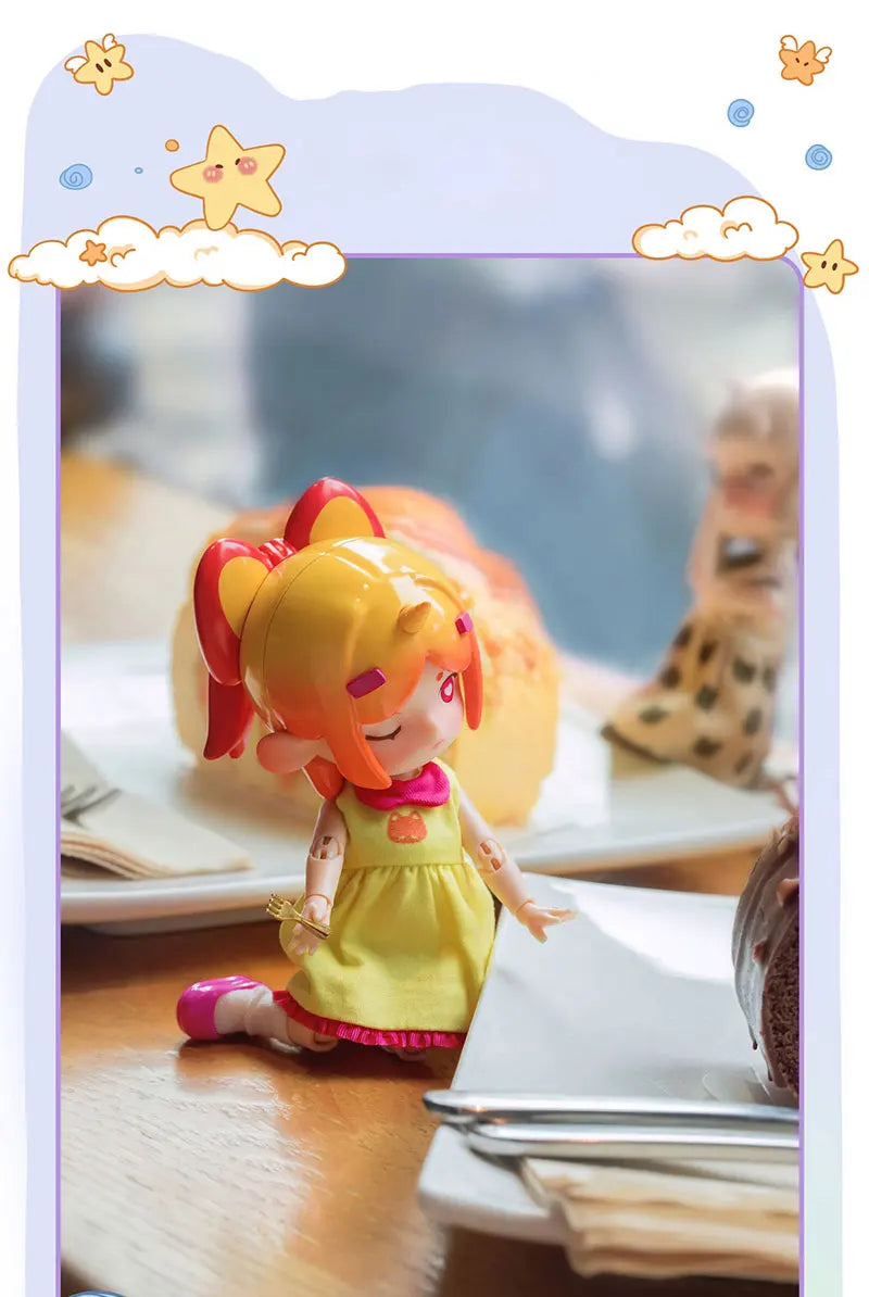 Penny Box Obtisu11 Dolls Blind Box Cute Elf Unicorn Bjd Joint Figures Mystery Box Anime Model Kawaii Surprise Toy for Kid Girl