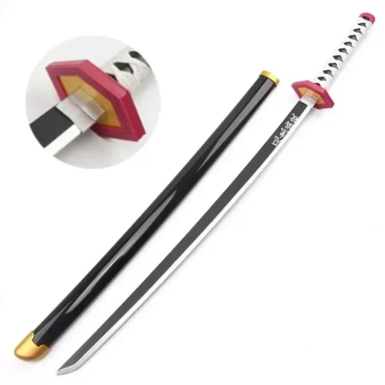 104cm Large Katana Schwert Wood Blade Sword Anime Cosplay Prop Ninja Knife Real Size Japanese Katana Original Samurai Sabre Gift