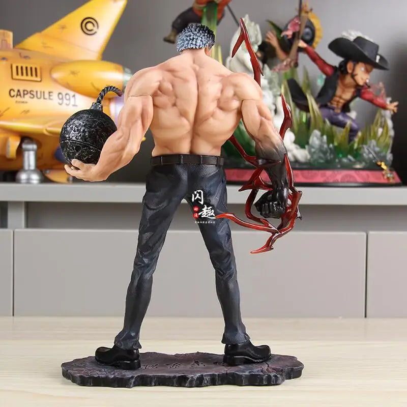 26cm Anime One Piece Figures Monkey D Garp Standing Posture GK Sculpture Scene Action Figurine PVC Ornament Toy Gift Model Decor